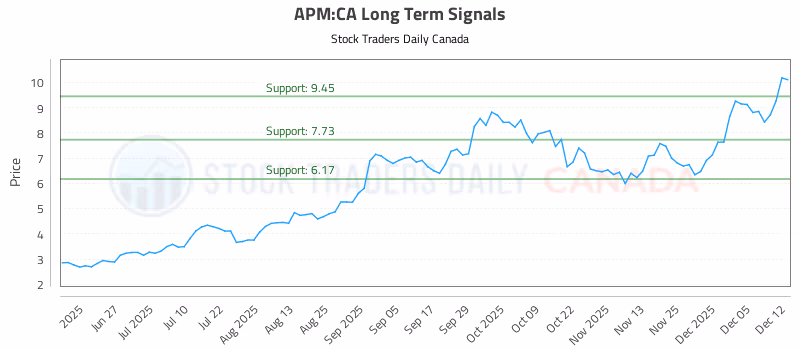 Stock Chart for APM:CA