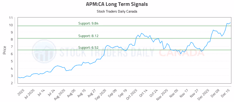 Stock Chart for APM:CA