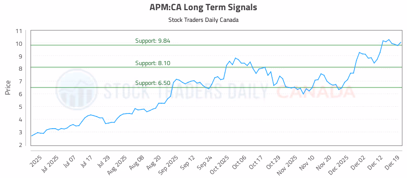 Stock Chart for APM:CA