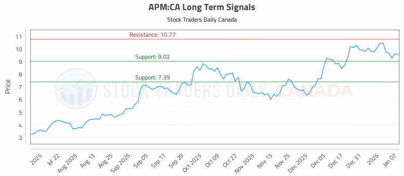 Stock Chart for APM:CA