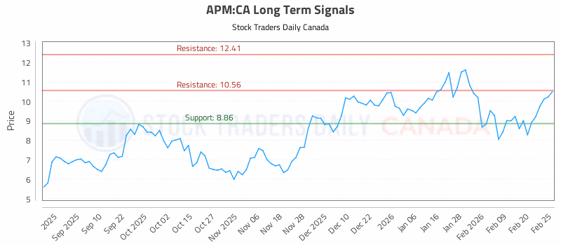 Stock Chart for APM:CA