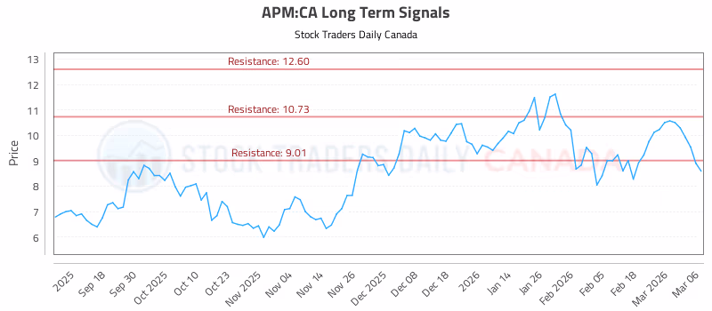 Stock Chart for APM:CA