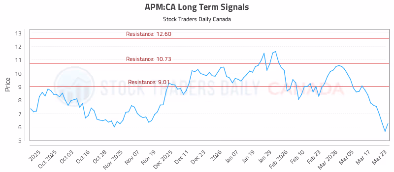 Stock Chart for APM:CA