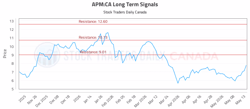 Stock Chart for APM:CA