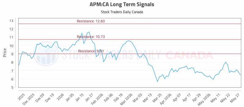 Stock Chart for APM:CA