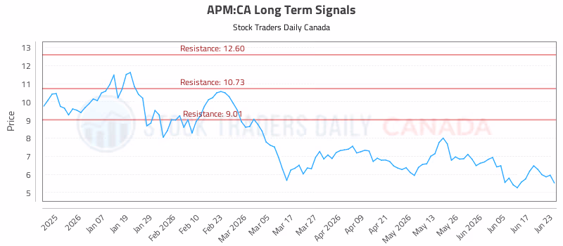 Stock Chart for APM:CA