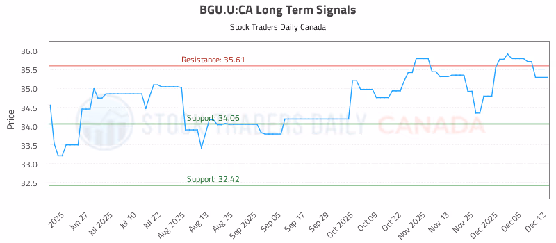 Stock Chart for BGU.U:CA