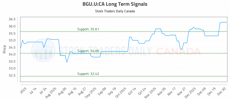Stock Chart for BGU.U:CA