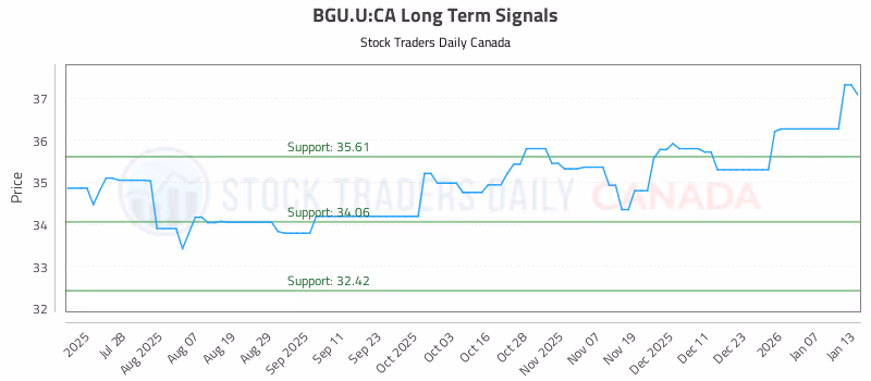 Stock Chart for BGU.U:CA