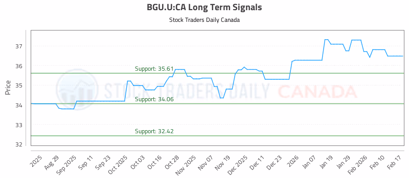 Stock Chart for BGU.U:CA