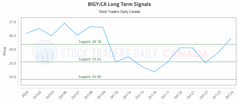 Stock Chart for BIGY:CA