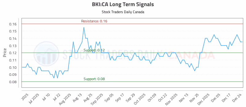 Stock Chart for BKI:CA