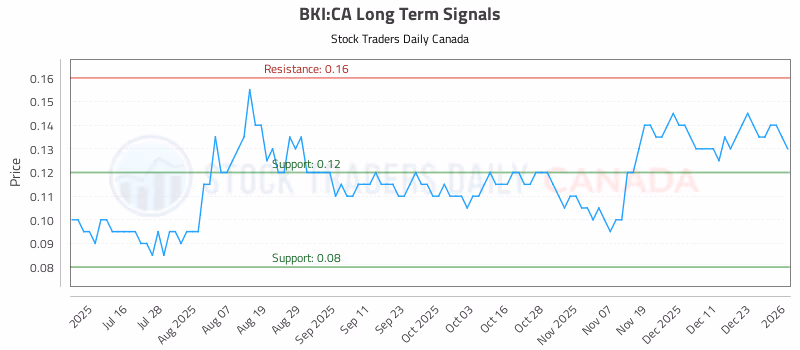 Stock Chart for BKI:CA