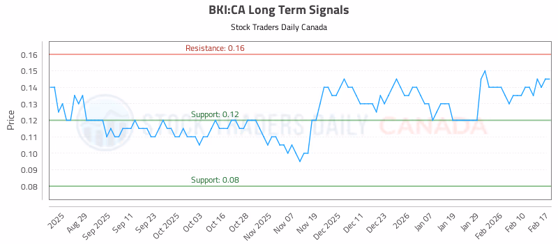 Stock Chart for BKI:CA