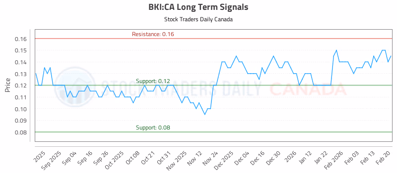 Stock Chart for BKI:CA