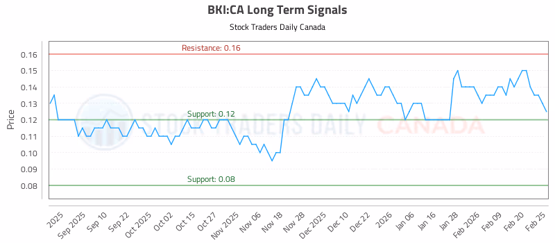 Stock Chart for BKI:CA