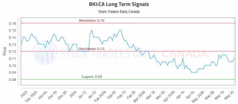 Stock Chart for BKI:CA