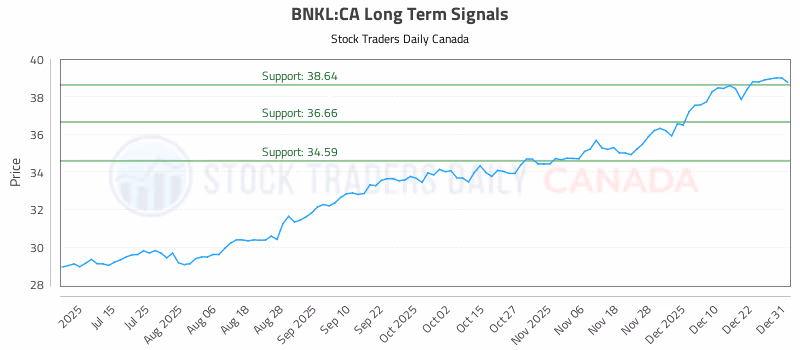 Stock Chart for BNKL:CA