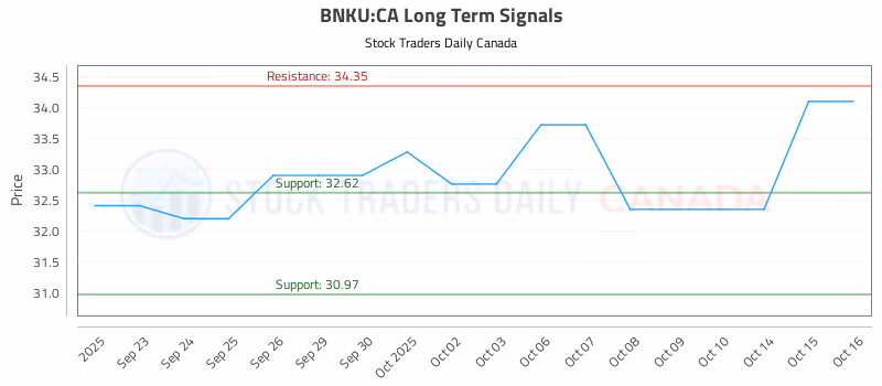 Stock Chart for BNKU:CA