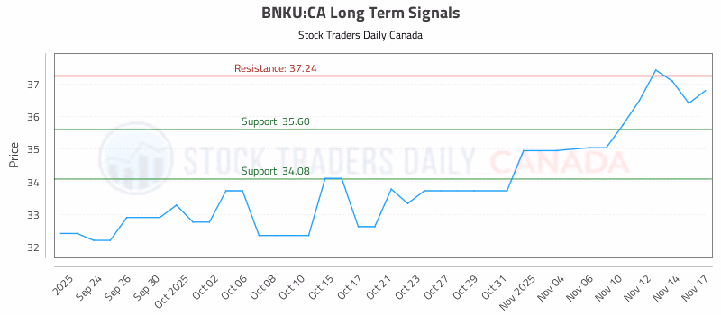 Stock Chart for BNKU:CA