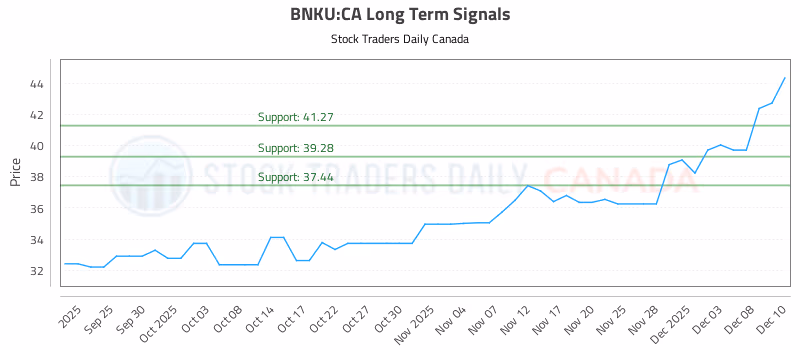 Stock Chart for BNKU:CA