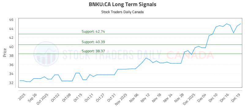 Stock Chart for BNKU:CA