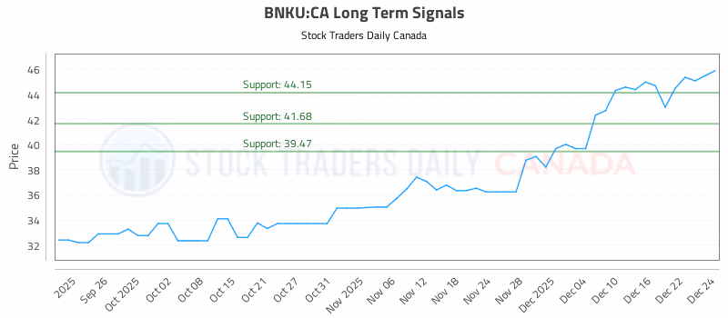 Stock Chart for BNKU:CA