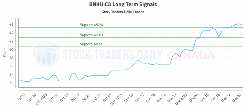 Stock Chart for BNKU:CA