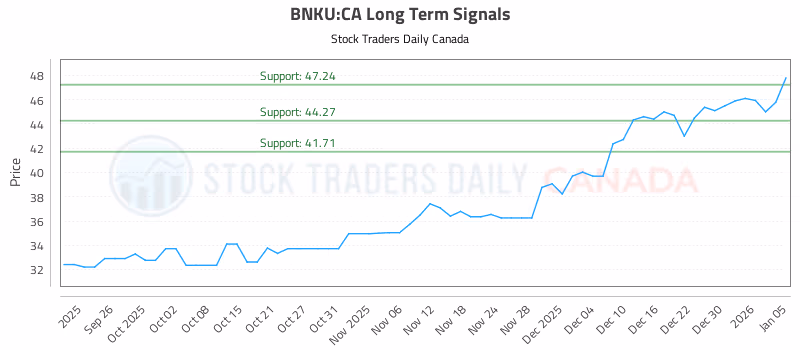 Stock Chart for BNKU:CA