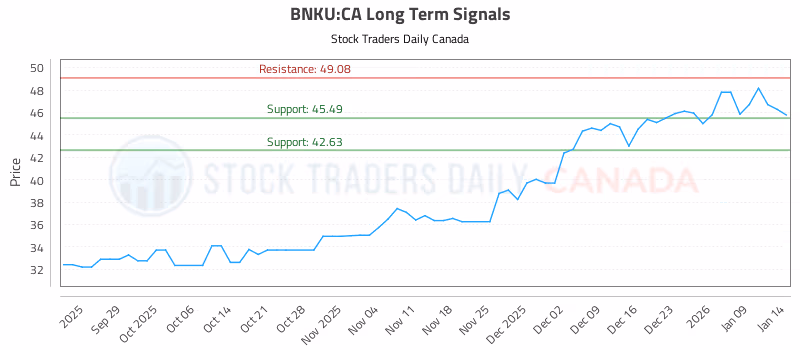 Stock Chart for BNKU:CA