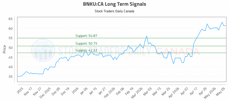 Stock Chart for BNKU:CA