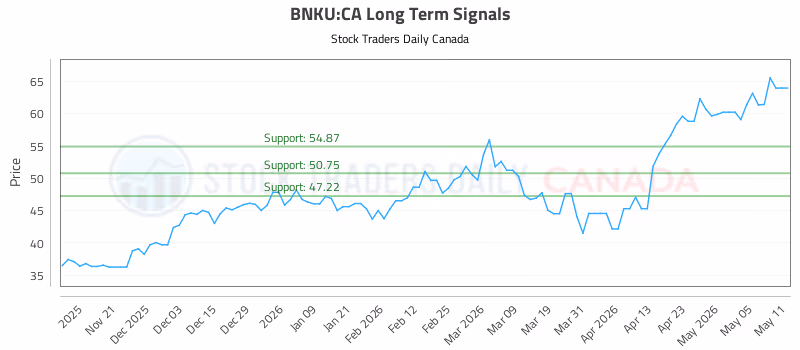 Stock Chart for BNKU:CA