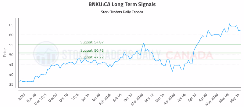 Stock Chart for BNKU:CA