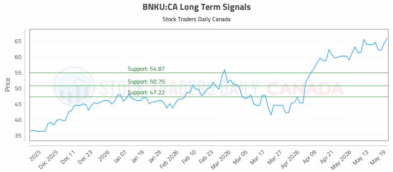 Stock Chart for BNKU:CA