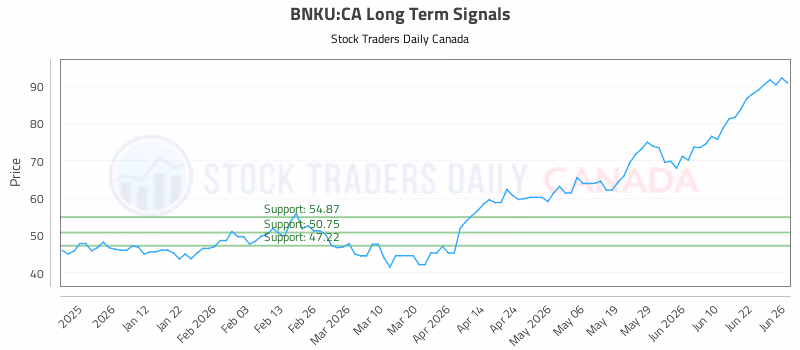Stock Chart for BNKU:CA