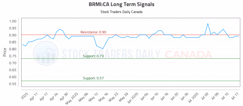 Stock Chart for BRMI:CA