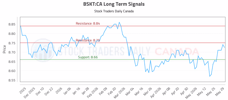 Stock Chart for BSKT:CA
