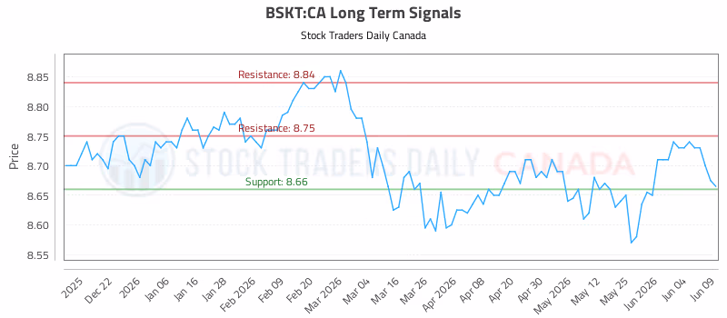 Stock Chart for BSKT:CA