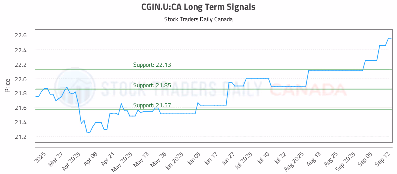 Stock Chart for CGIN.U:CA