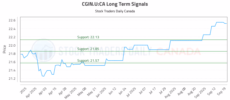 Stock Chart for CGIN.U:CA