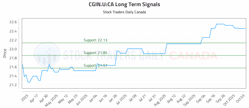 Stock Chart for CGIN.U:CA