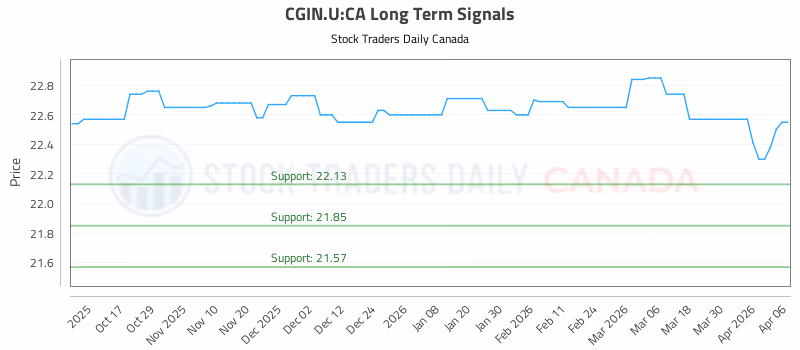 Stock Chart for CGIN.U:CA