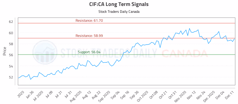 Stock Chart for CIF:CA