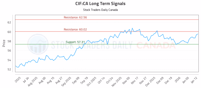 Stock Chart for CIF:CA