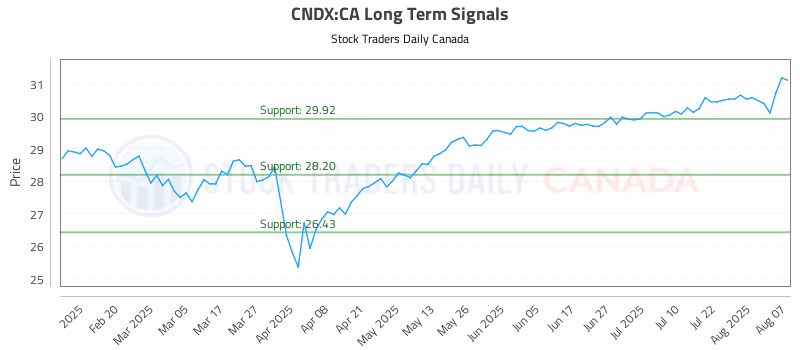 Stock Chart for CNDX:CA