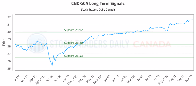 Stock Chart for CNDX:CA