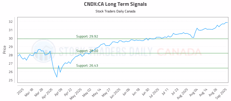 Stock Chart for CNDX:CA
