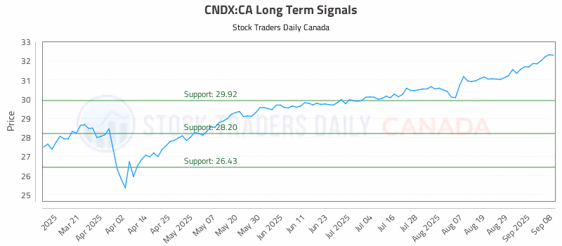 Stock Chart for CNDX:CA