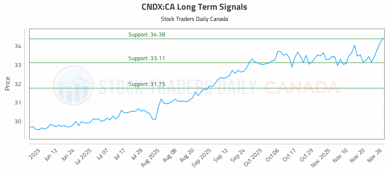 Stock Chart for CNDX:CA