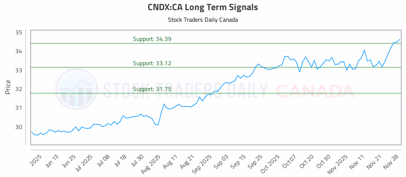 Stock Chart for CNDX:CA